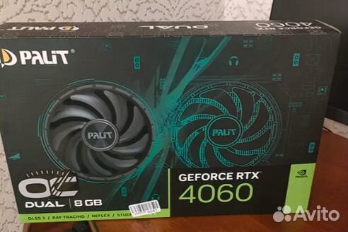 Видеокарта Palit nvidia GeForce RTX 4060 dual OC N