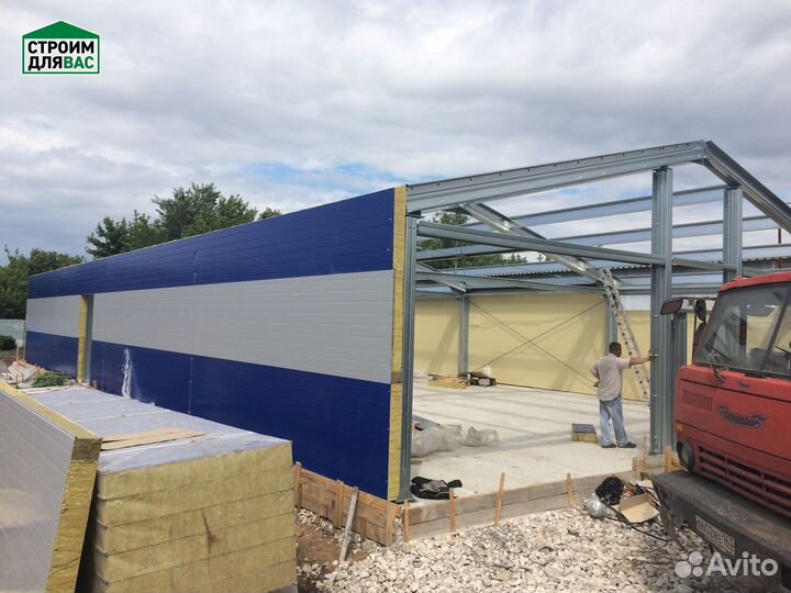 Быстровозводимые здания из сэндвич панелей