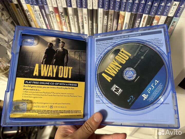 A Way Out ps4 Русские субтитры