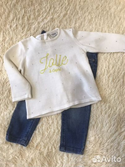 Брендовые вещи для девочки 9 мес.-2 года