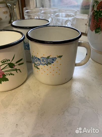 Эмалированная кружка
