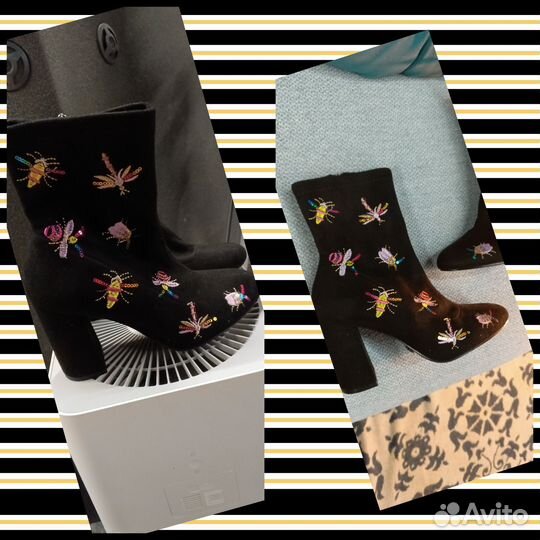 Ботильоны Франция велюр 37,5-38