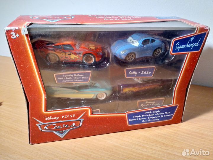 Набор машинок Тачки Маквин Салли Рамон и Фло