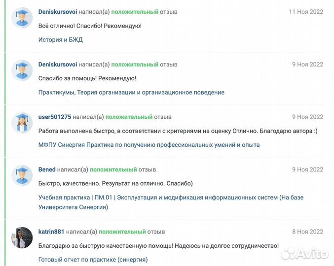 Помощь студентам синергии (тесты, практики, курс.)