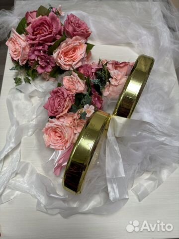 Свадебное украшение для машины