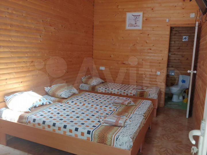 Действующий мини-пансионат, 120м от моря