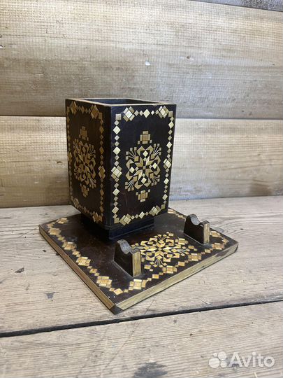 Карандашница Шкатулка деревянная