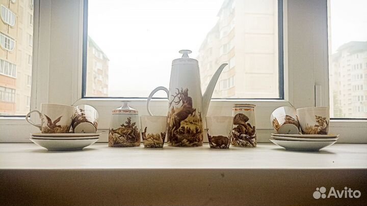 Кофейные сервизы Охота и Ильменау