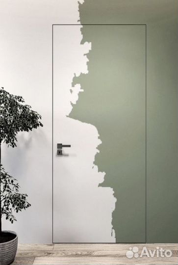 Скрытые межкомнатные двери под отделку