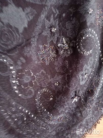 Шарф пашмина,шерсть Италия,Индия