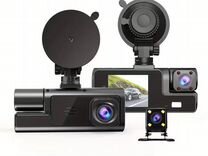 Новый Видеорегистратор автомобильный 3 камеры