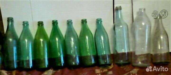 Бутылки СССР 0.7, 0.5, 0.25 Все разные Набор 49шт