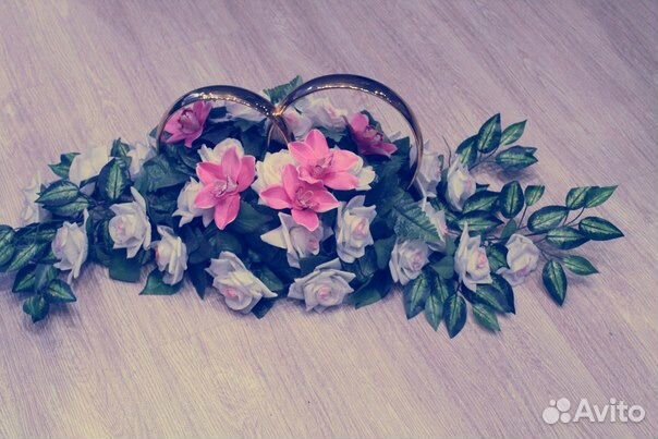 Кольца на свадебное авто