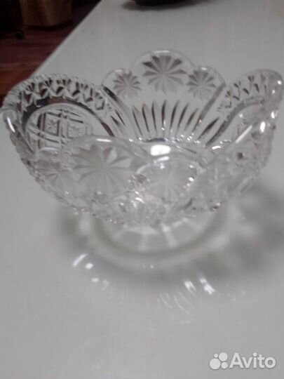 Сапатники из хрусталя средних размеров,ссср