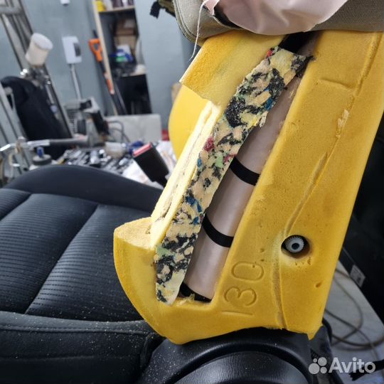 Восстановление поролона. Ремонт сиденья