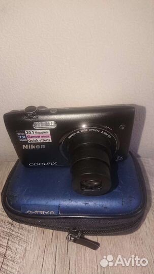 Цифровой фотоаппарат Nikon coolpix s 3400/карта SD