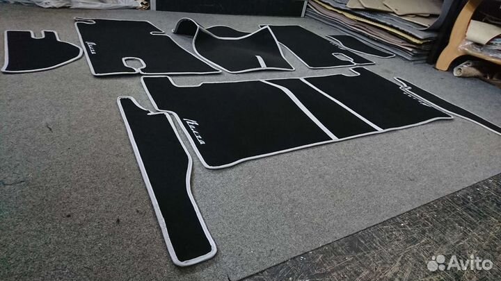 Автоковрики для газ-21 2 серии, черные