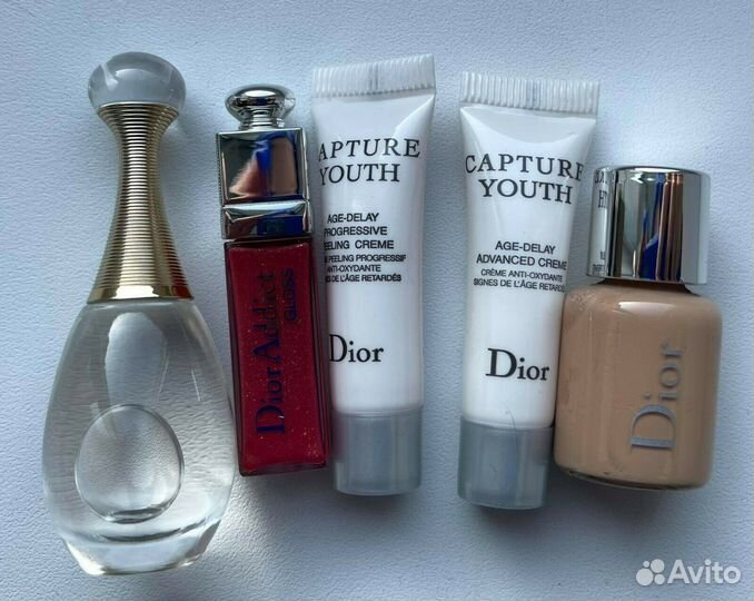 Dior набор миниатюр в косметичке
