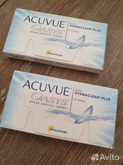 Acuvue oasys with hydraclear plus - за 2 упаковки