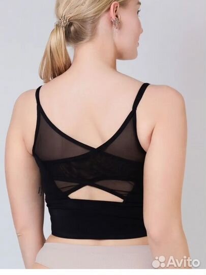 Спортивный топ бра s m 42-44 лонгслив