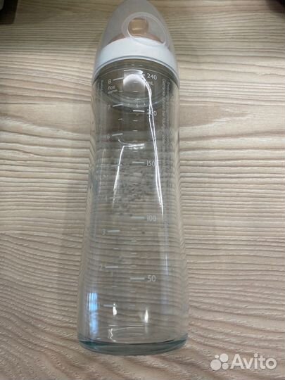 Бутылочка NUK для малышей, стеклянная