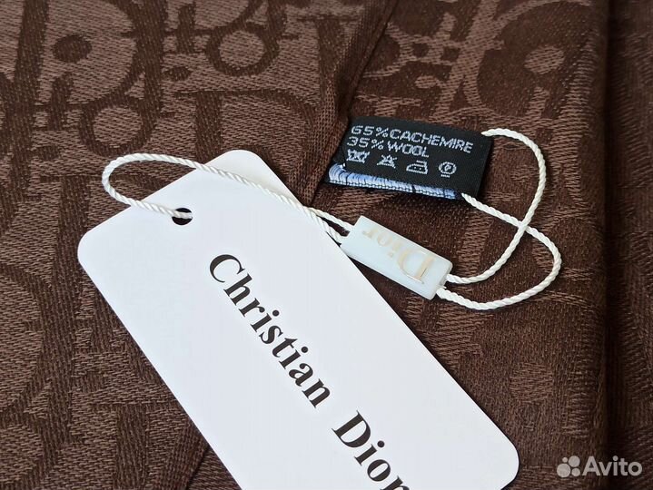 Палантин шоколад Кашемир Dior 8 цветов