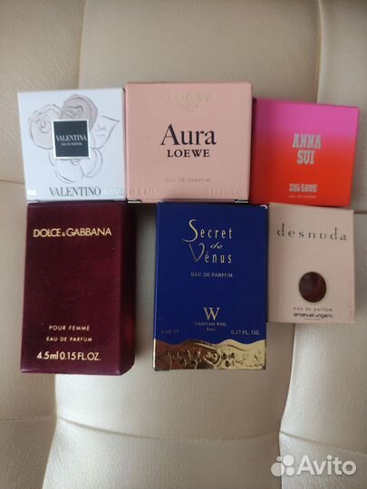 Миниатюры парфюмерии