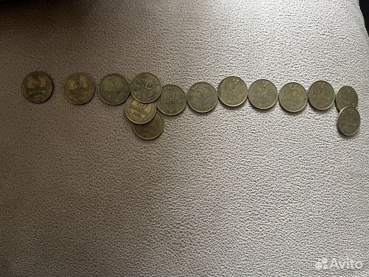 Монеты СССР копейка