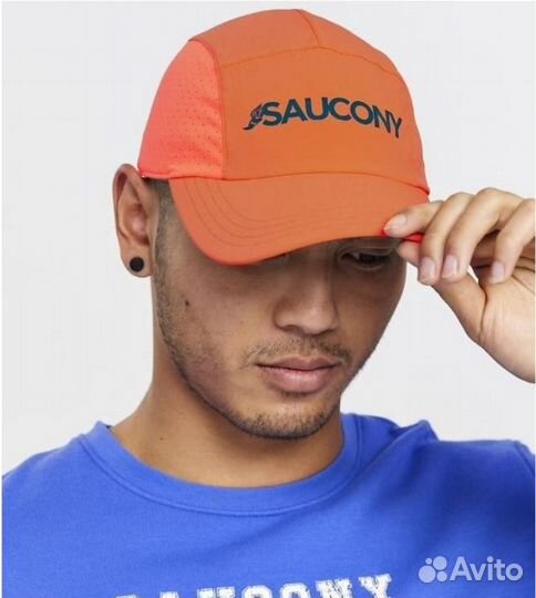 Кепка Saucony Outpace Vizi Orange