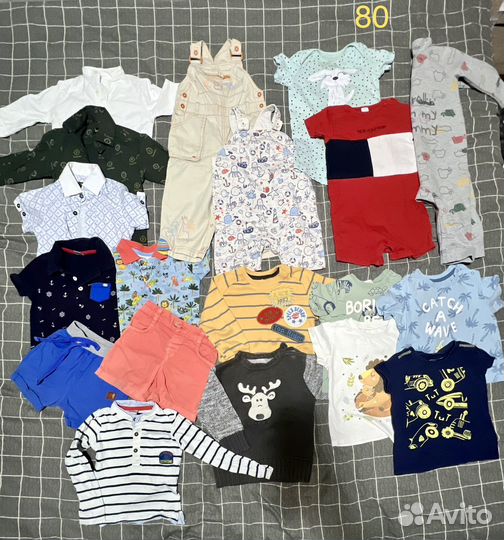 Детская одежда вещи на мальчика 80 86 92