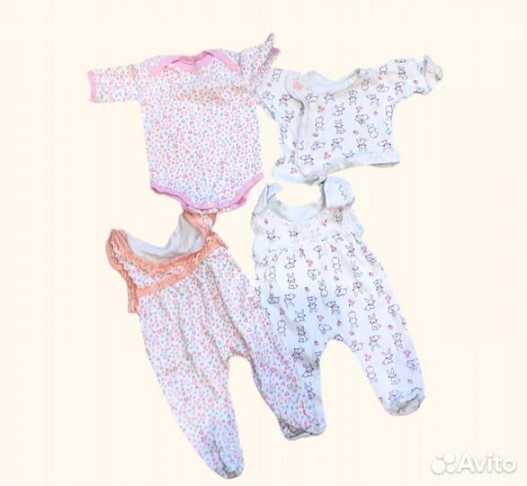 Пакет вещей для девочки 56-62