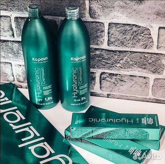 Kapous Краска и окислитель с Гиалуроновой кислотой