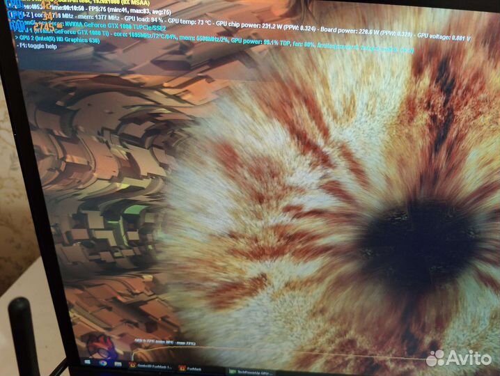 Видеокарта GTX 1080 ti 11 gb MSI