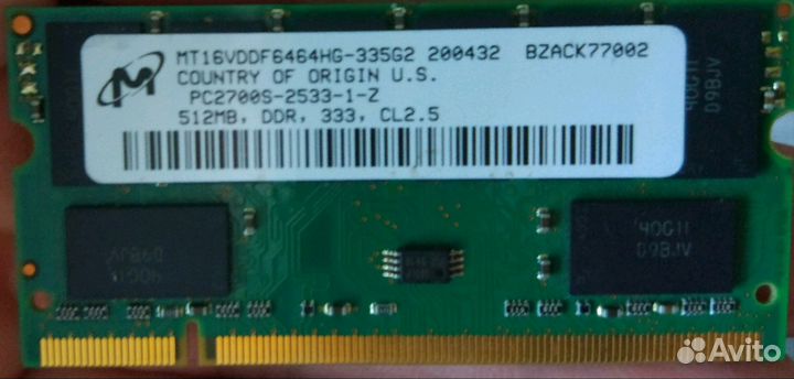 Ddr1 ноутбучная