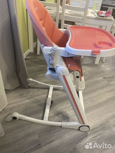 Стульчик для кормления ivolia pink