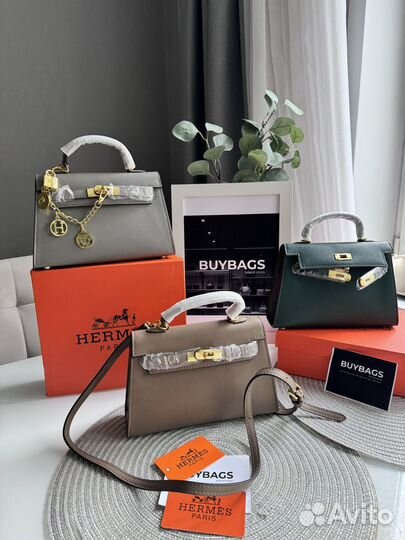 Сумка hermes kelly 22 новая 3 цвета
