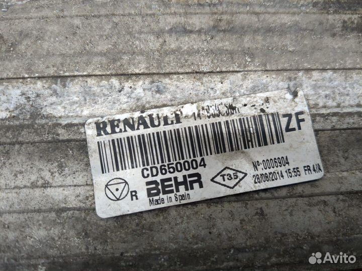 Радиатор интеркулера Renault Scenic, 2011