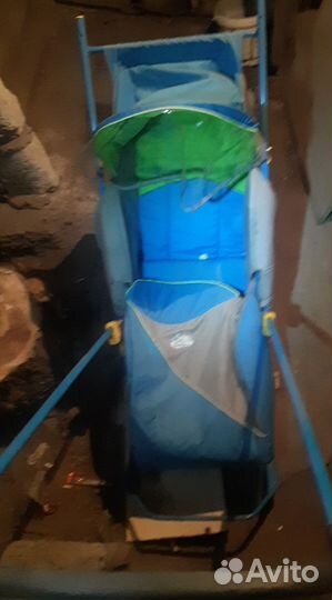 Детские санки коляска