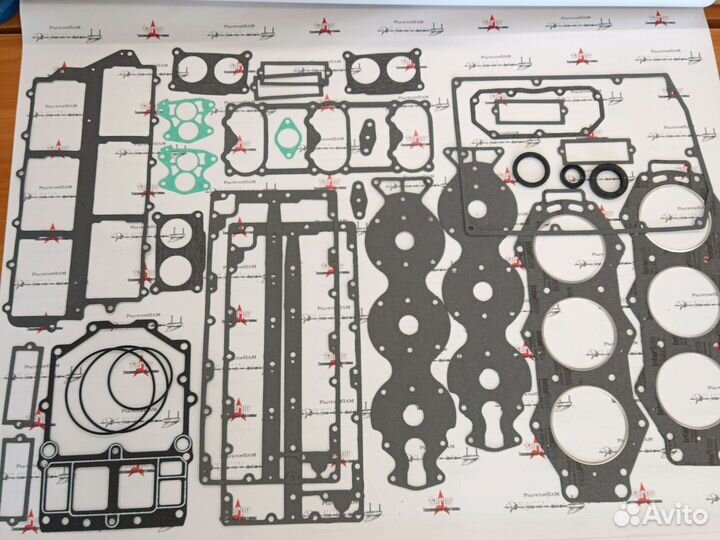 Комплект прокладок 6g5-w001-a3 для yamaha