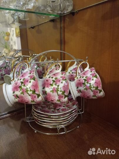 Сервис чайный 6 пар Arti M коллекционное