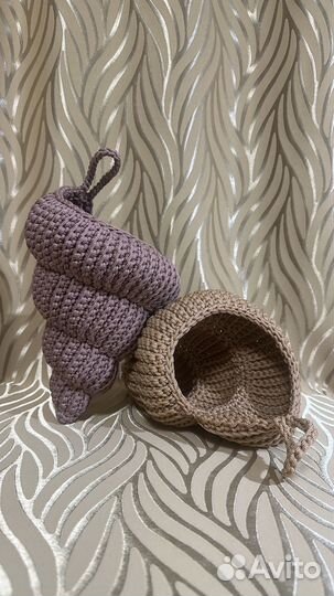 Органайзер ракушка из шнура