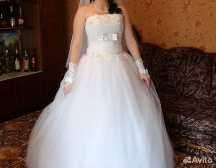 Пышное свадебное платье