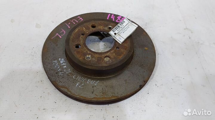 Диск тормозной honda Civic EU 01-05 Передний 260*2