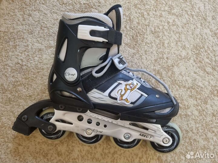 Роликовые коньки раздвижные 33-36