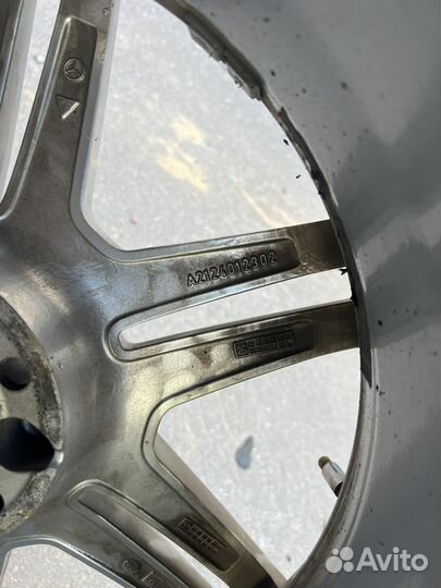 Диски на mercedes W212 r18 amg разноширокие