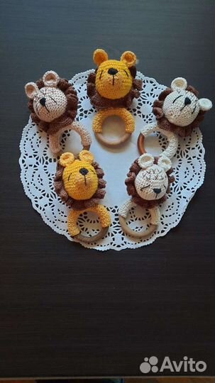 Вязаные погремушки