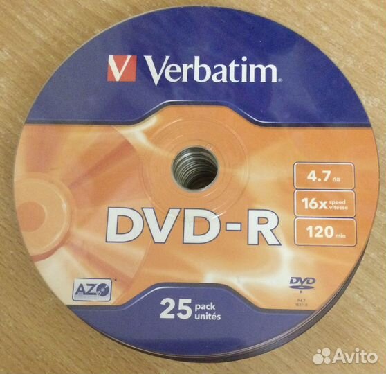 Диск DVD-R чистый, болванка