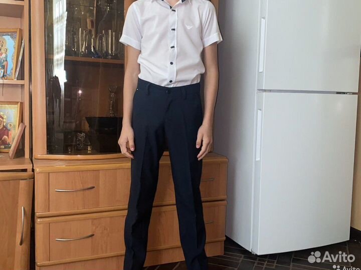 Брюки школьные,рубашки белые в ассортименте