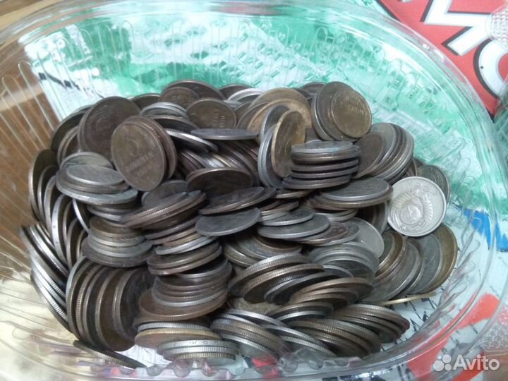 Монеты СССР, России оптом на килограммы