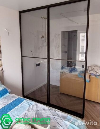 Раздвижные стеклянные перегородки